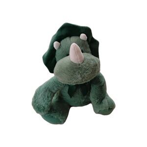 Triceratops Dinosaur Plushy Stuffed Animal Green